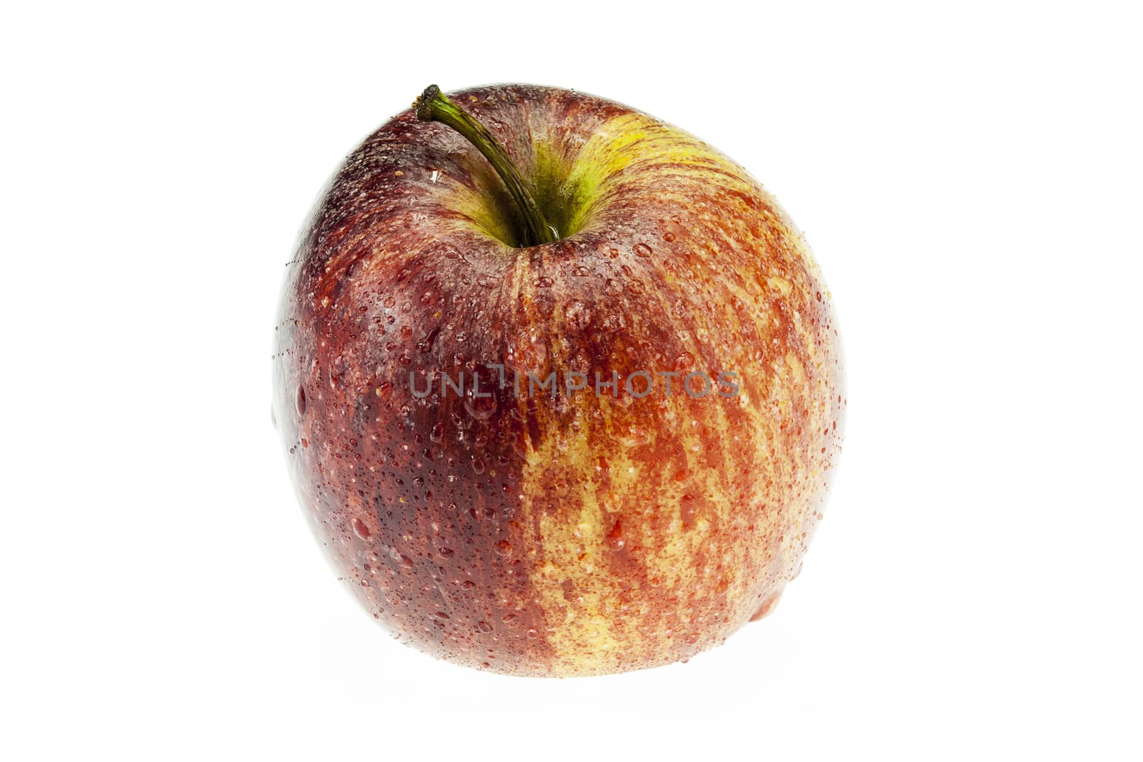 gala apple isolated on white background cutout