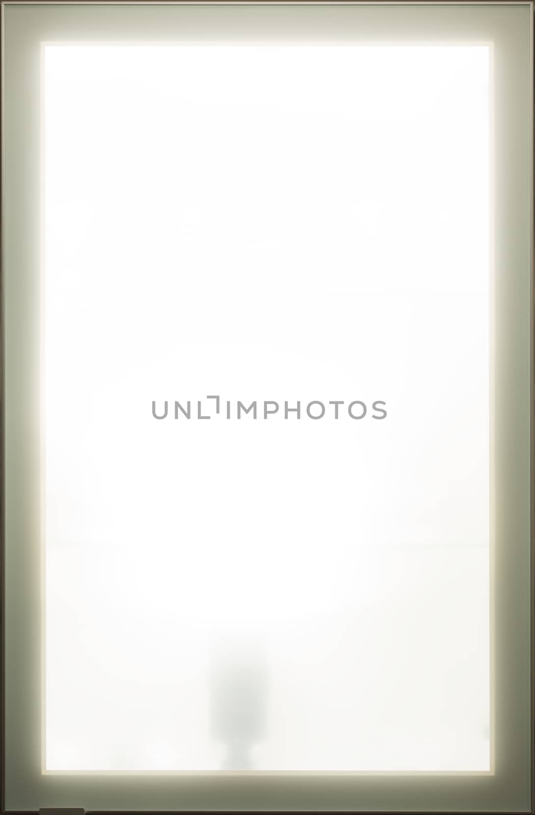 white sheet with frame by cherezoff