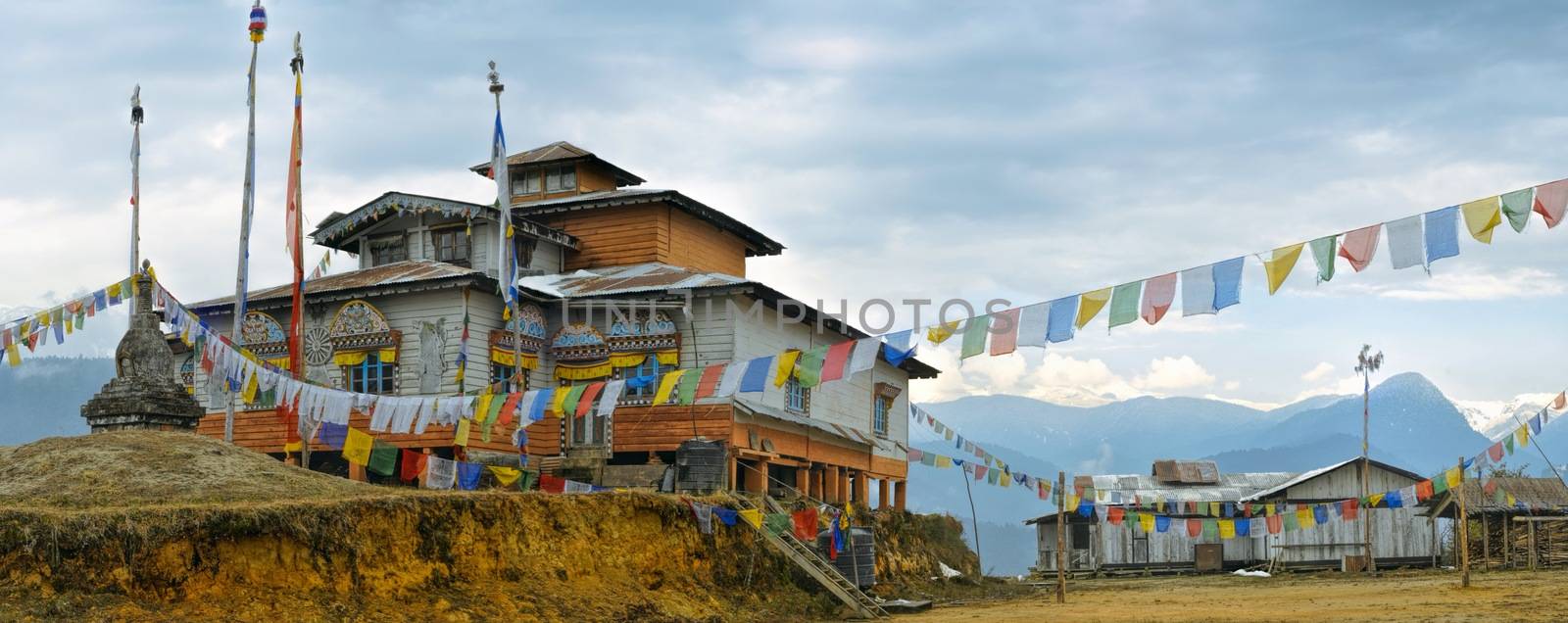 Temple in Arunachal Pradesh by MichalKnitl