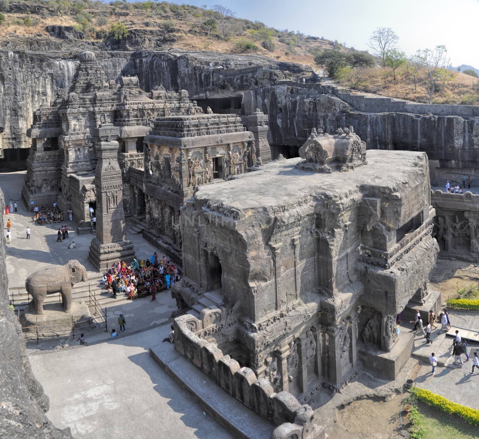 Ellora caves in India by MichalKnitl