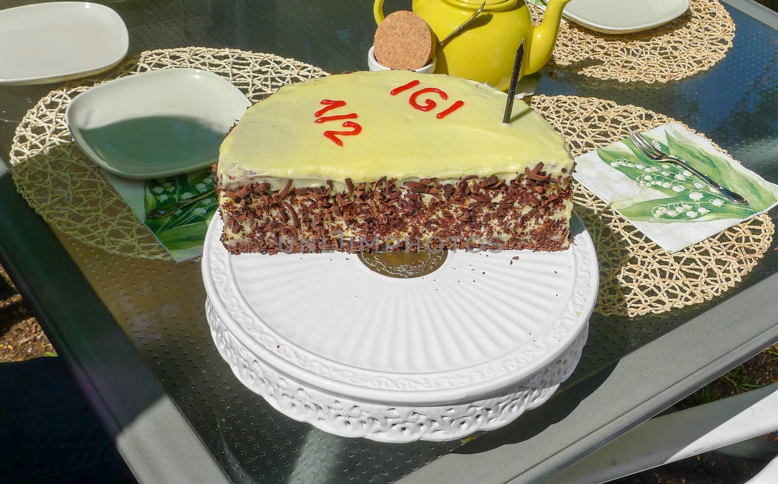 Half Year Chocolate Birthday Cake by wit_gorski