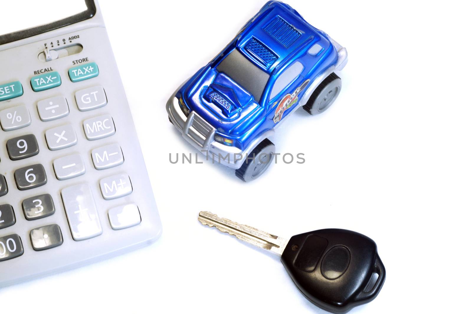 Key and Car for business concept