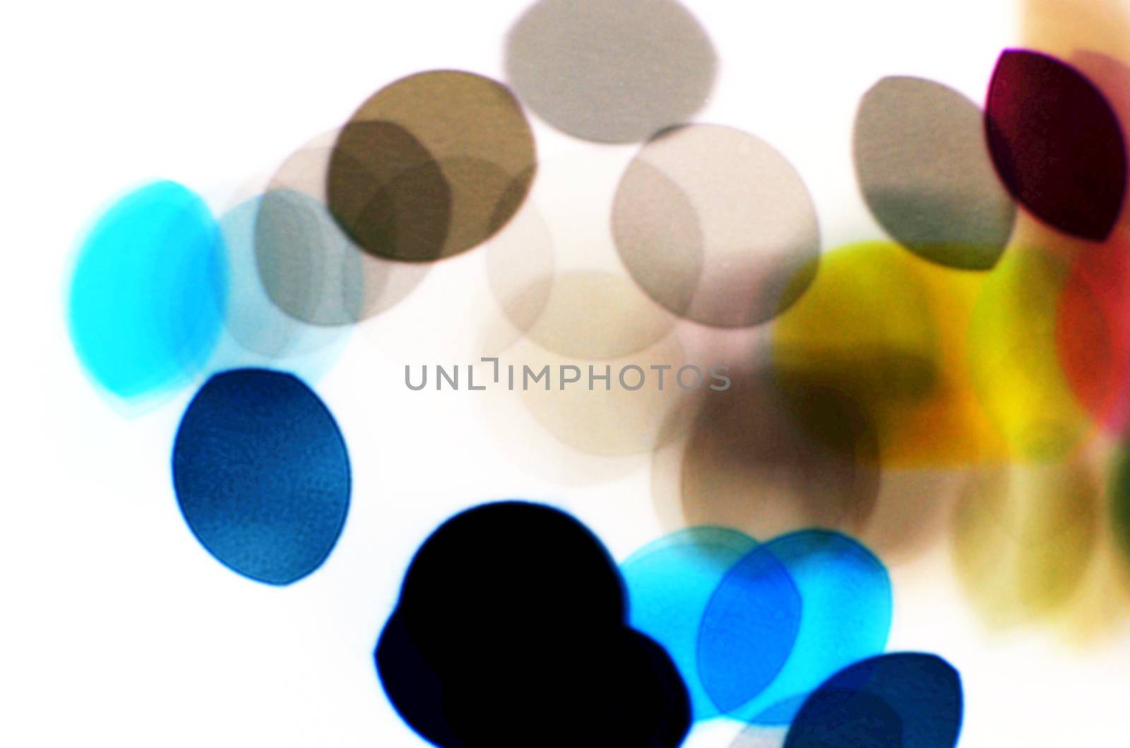 Abstract light blur circle of background