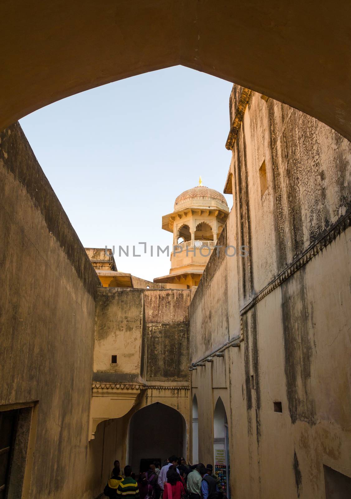Amber Fort, Landmark of Jaipur, Rajasthan by siraanamwong