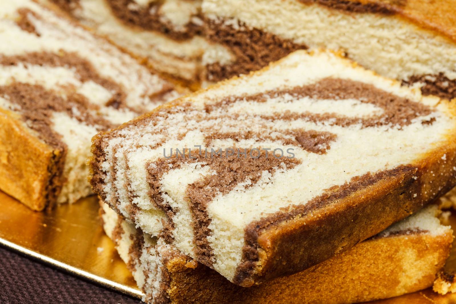 Marble Cake, close up