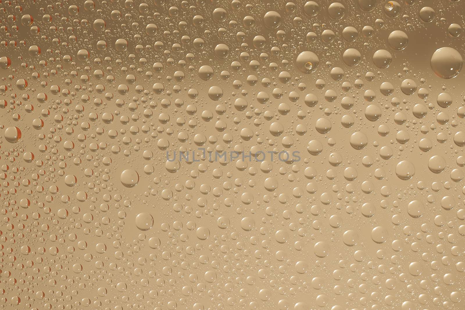 Abstract background with water drops on glass