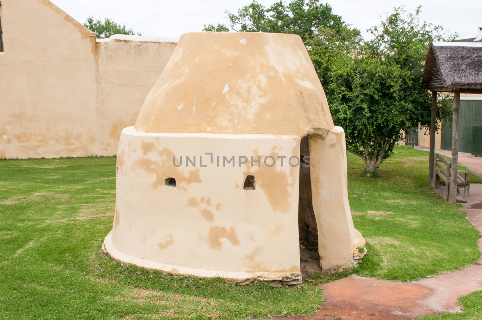 Charcoal kiln at the Swellendam Museum in the Western Cape Province of South Africa 
