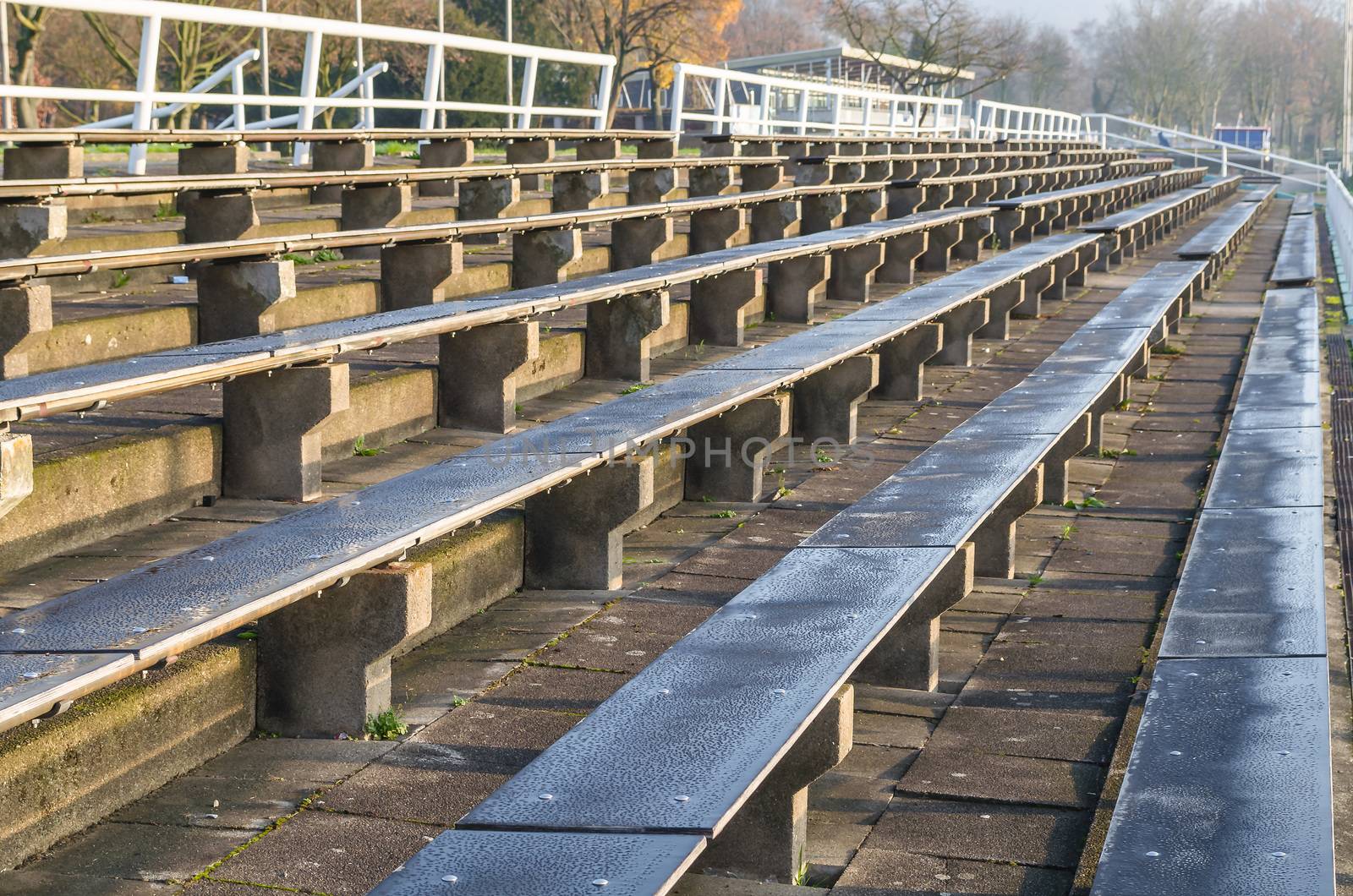 Rows of seats by JFsPic
