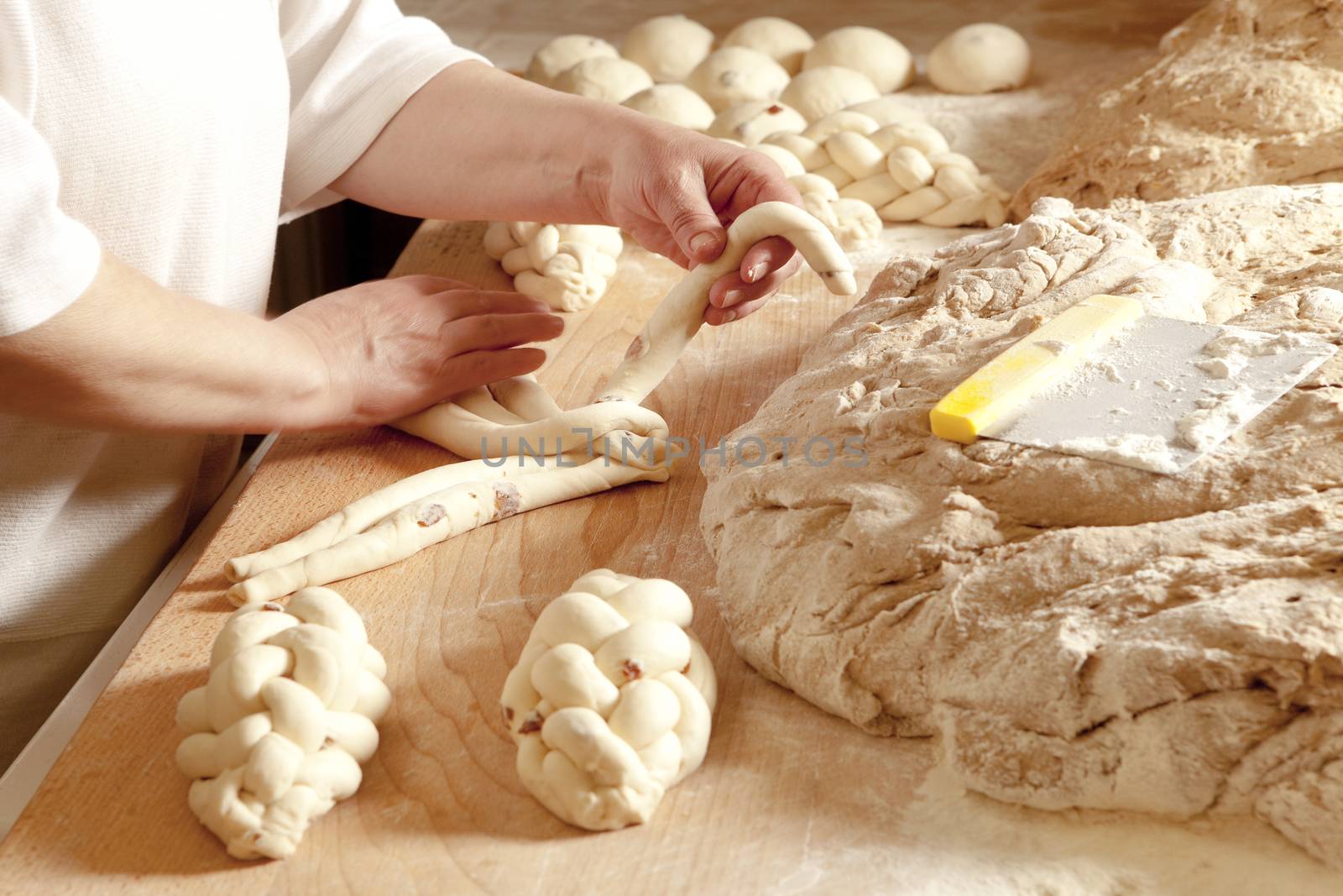 Making Traditional Czech Chrismas Pastry Vanocka by courtyardpix