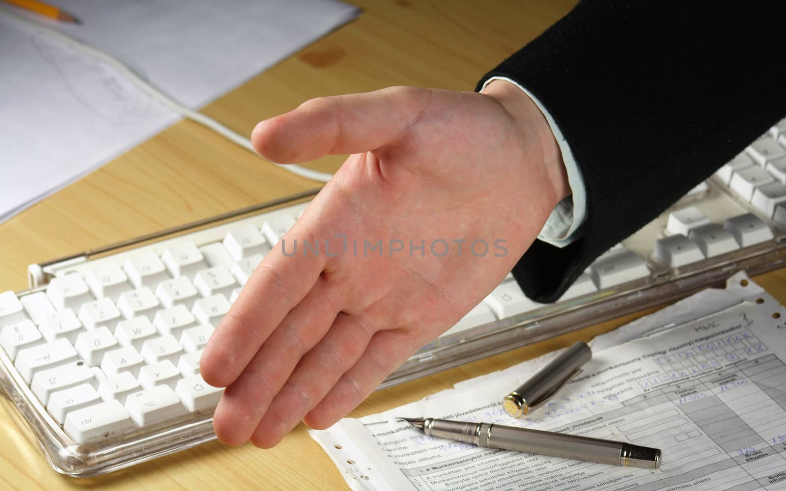 Businessman meeting in an office