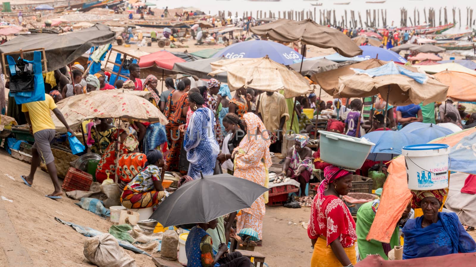 Mbour fish market by derejeb