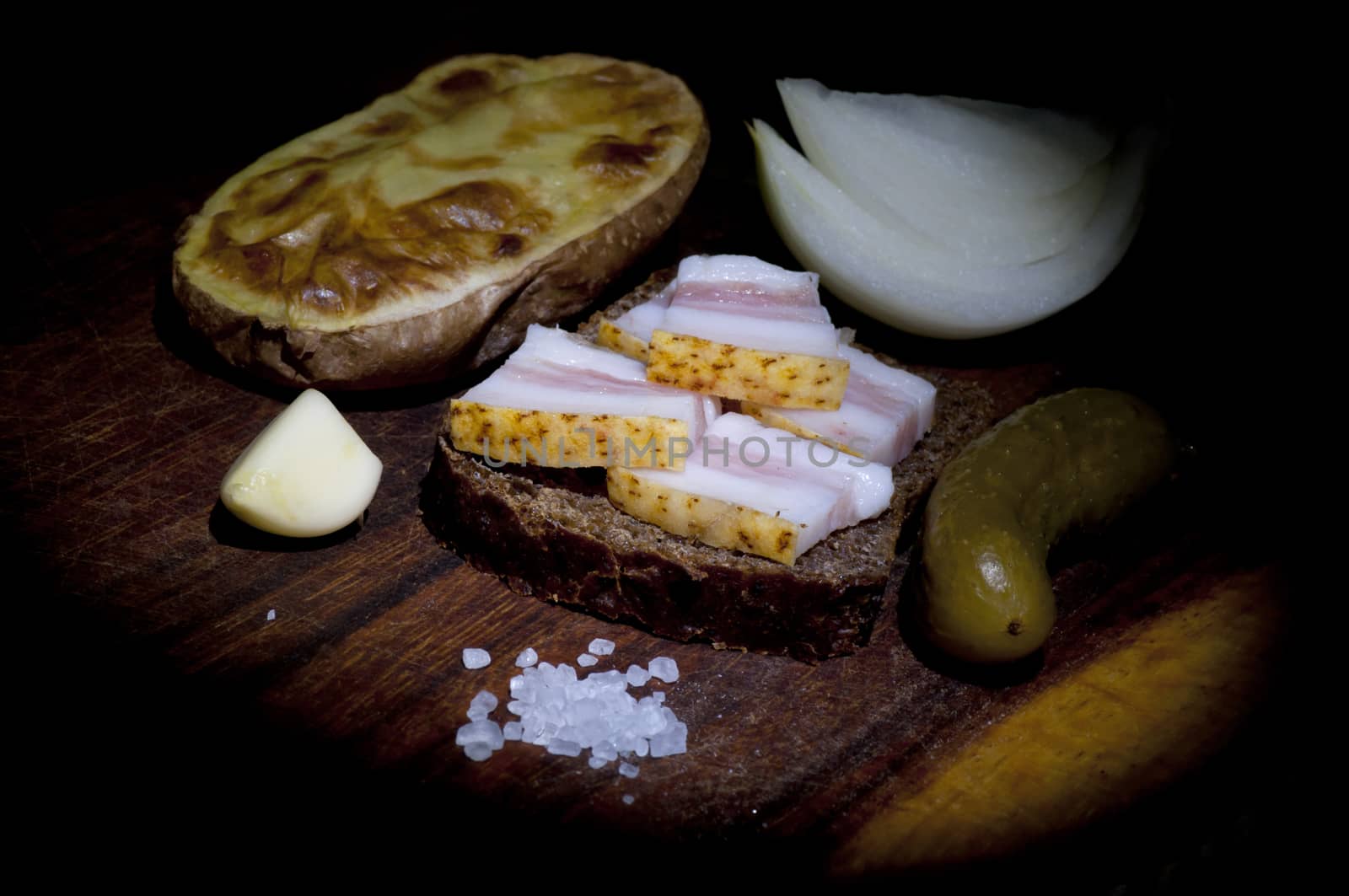 Sandwich with salted lard by dred
