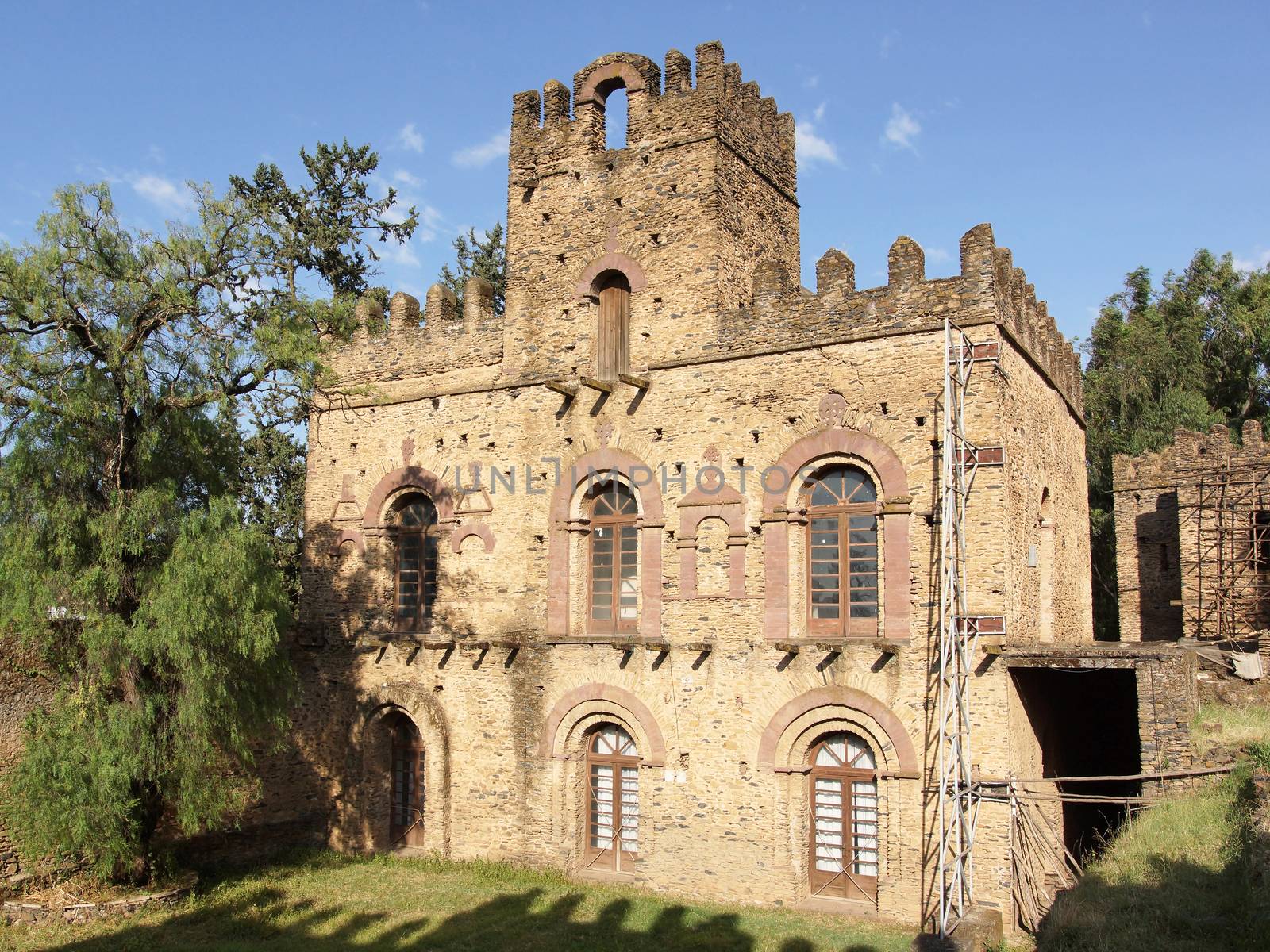 Ruins of the palaces of Gondar, Ethiopia, Africa