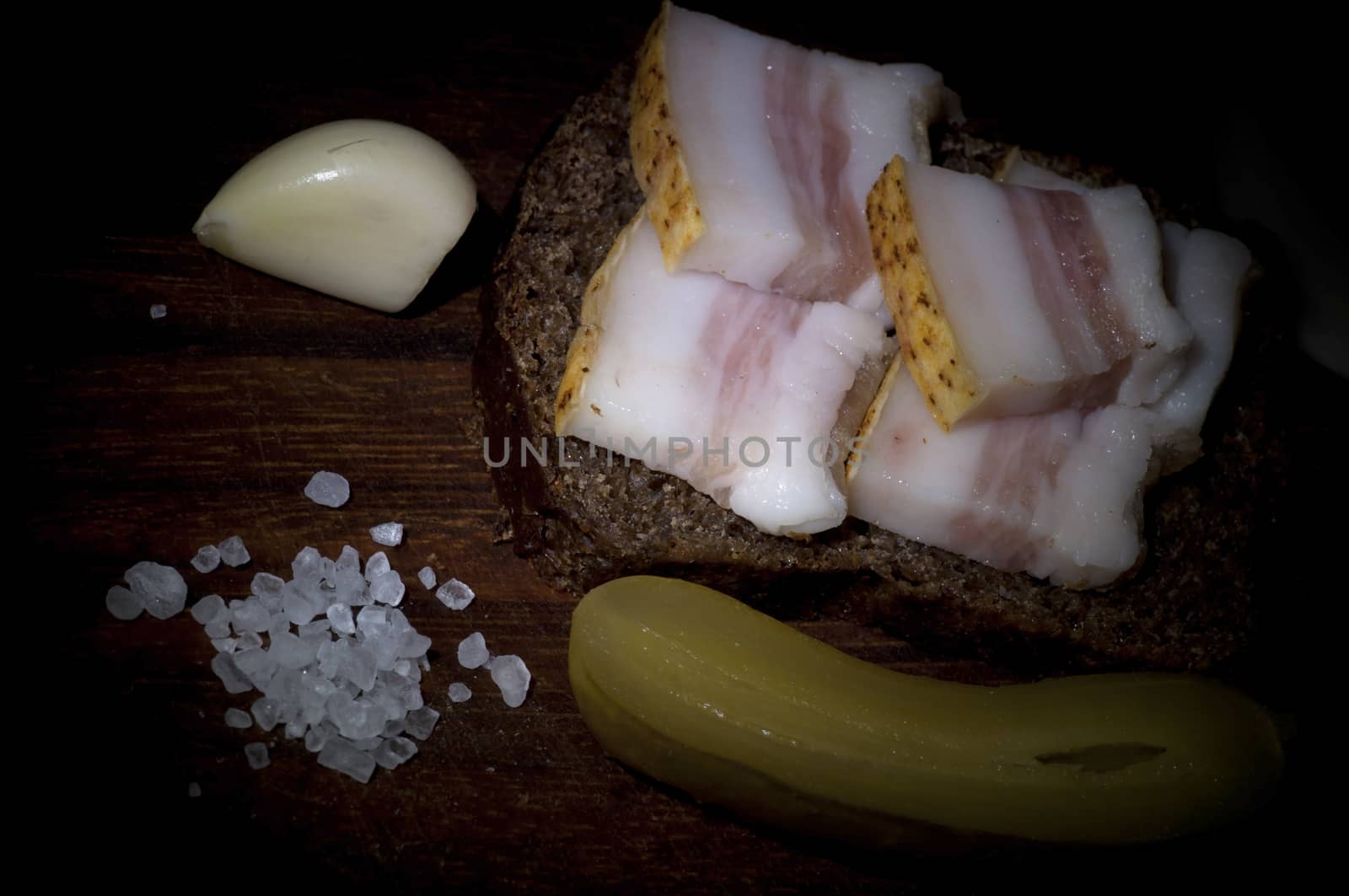 Sandwich with salted lard by dred
