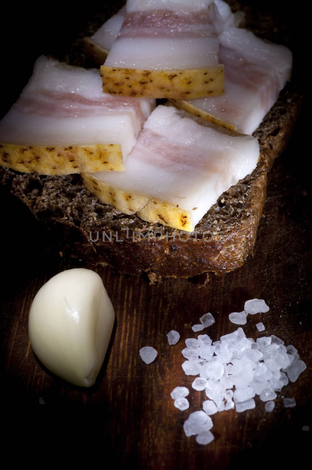 Sandwich with salted lard by dred