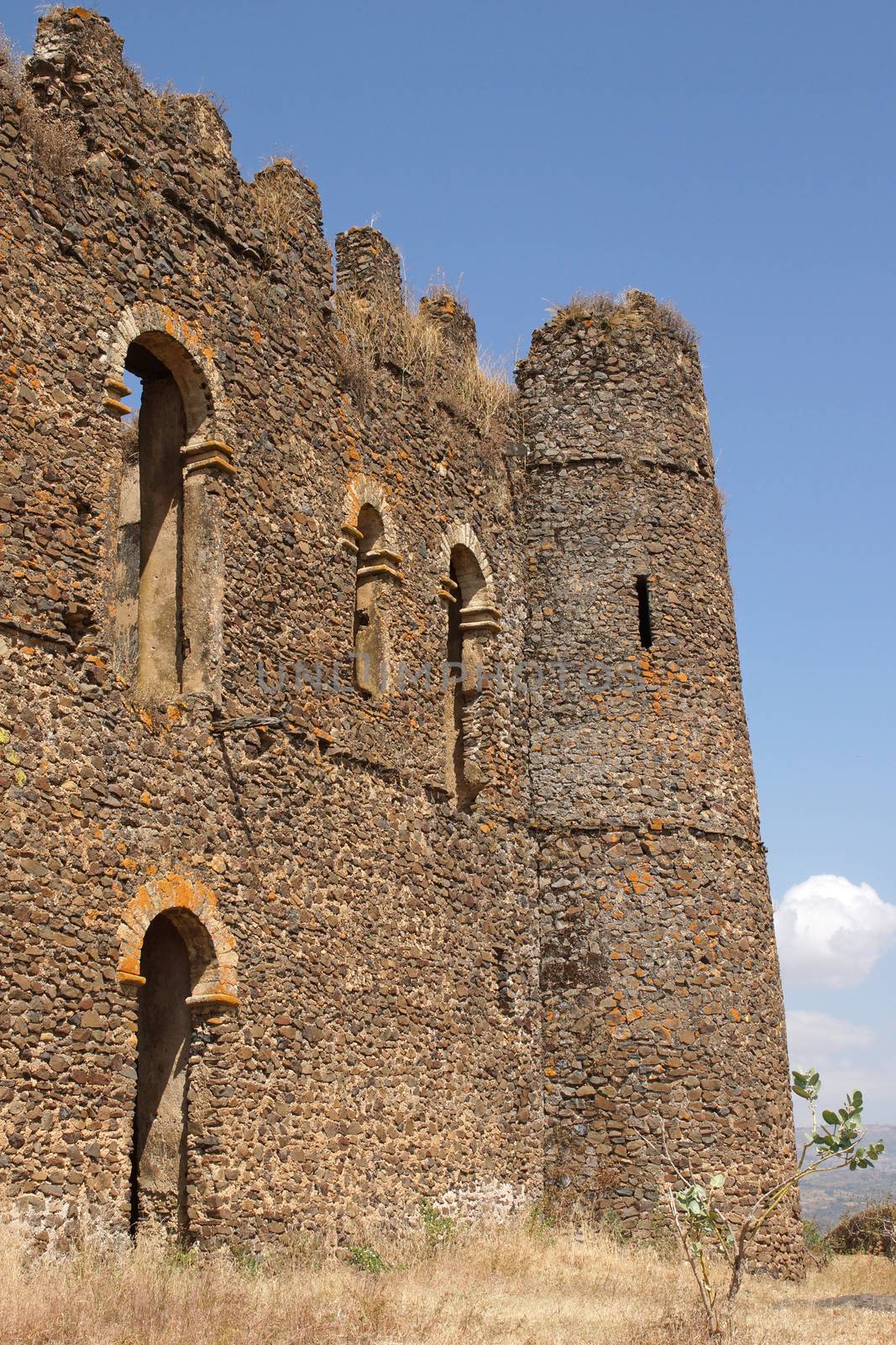 Ruin of palace Guzara, Gondar, Ethiopia, Africa