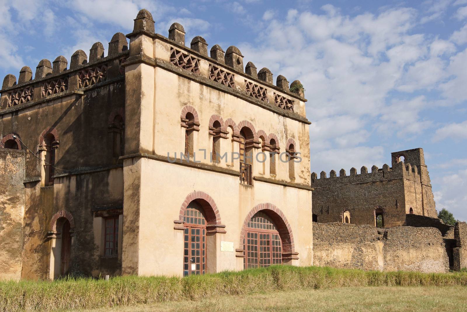 Ruins of the palaces of Gondar, Ethiopia, Africa