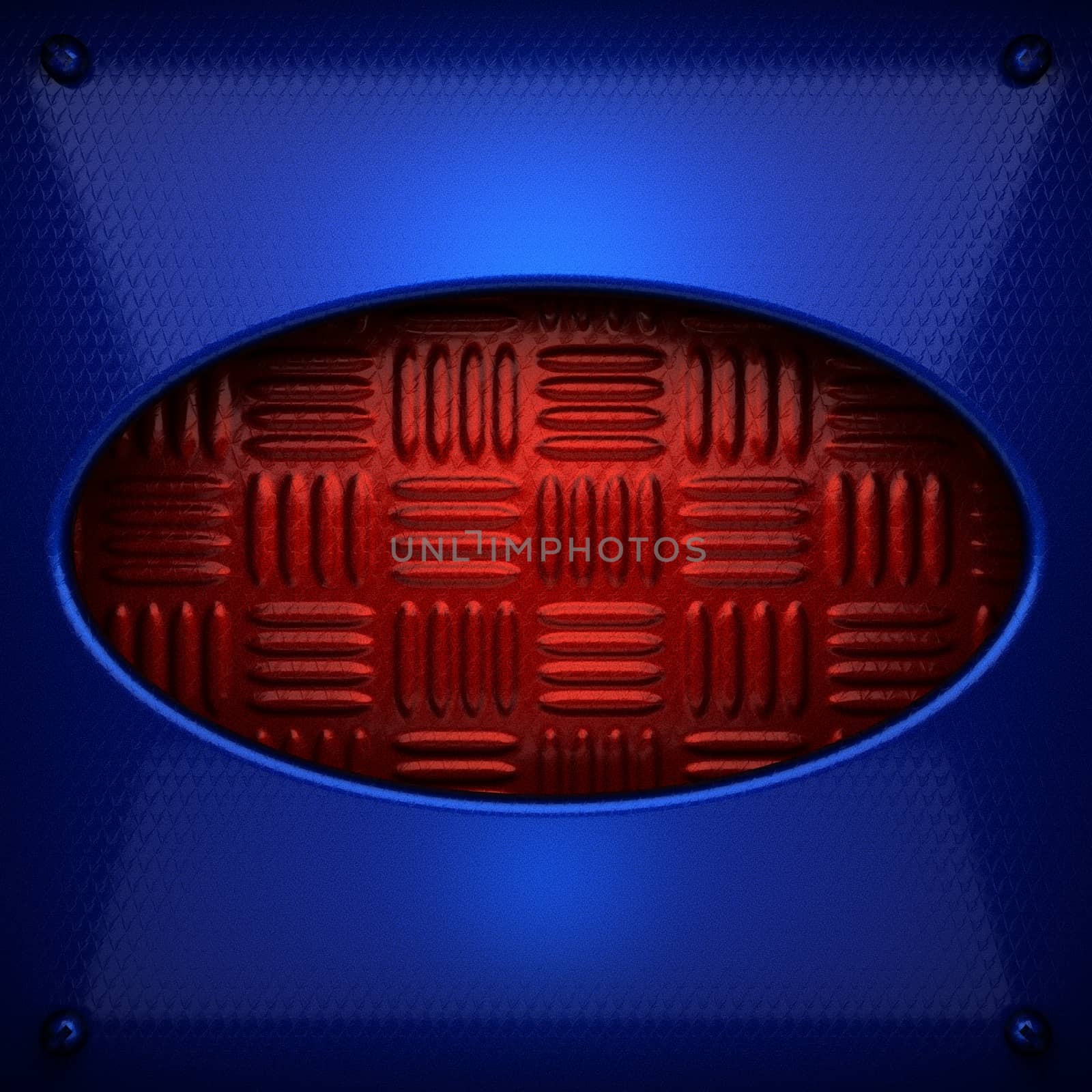 red and blue metal background