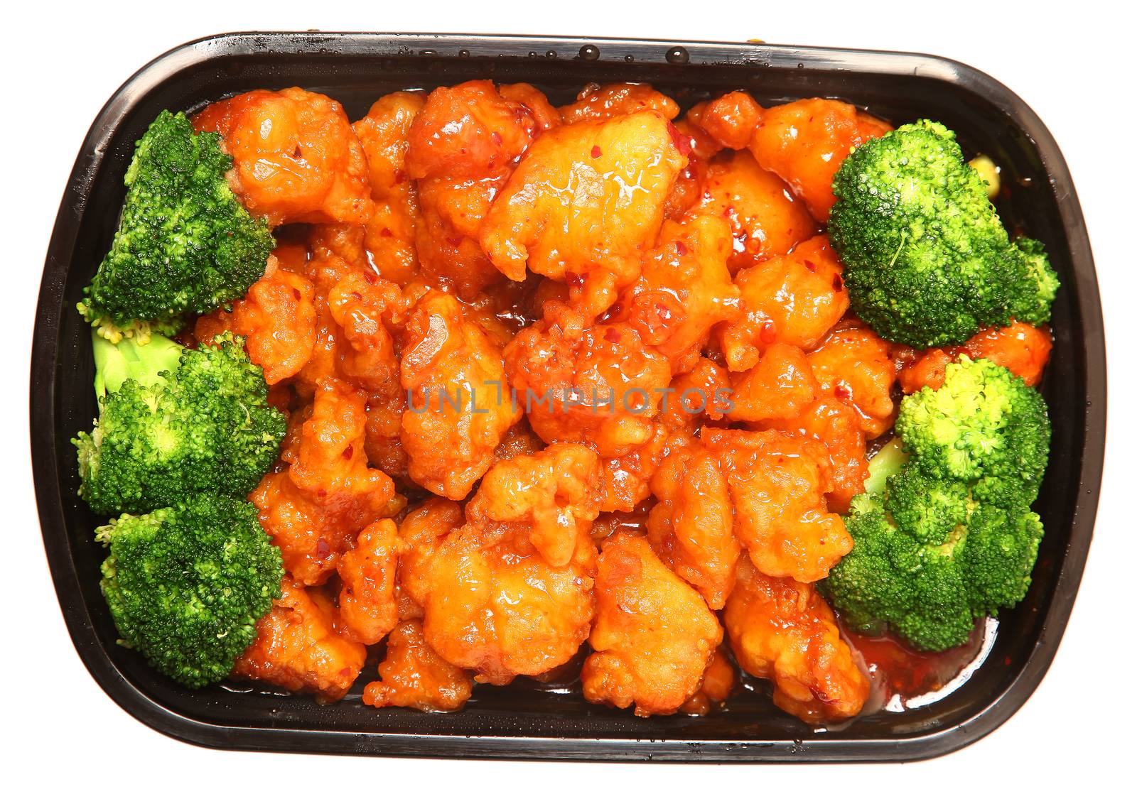 General TSO Chicken and Brocolli To Go by duplass