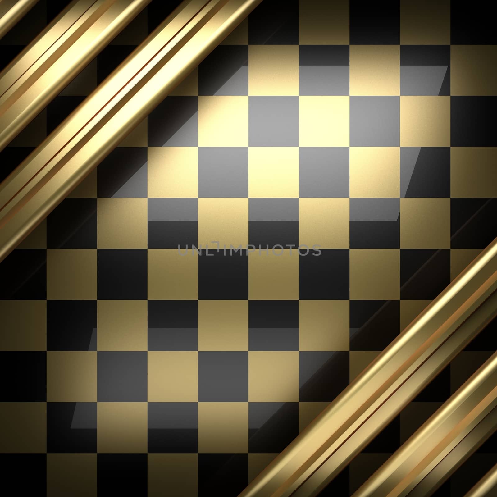 polished golden and black background by videodoctor