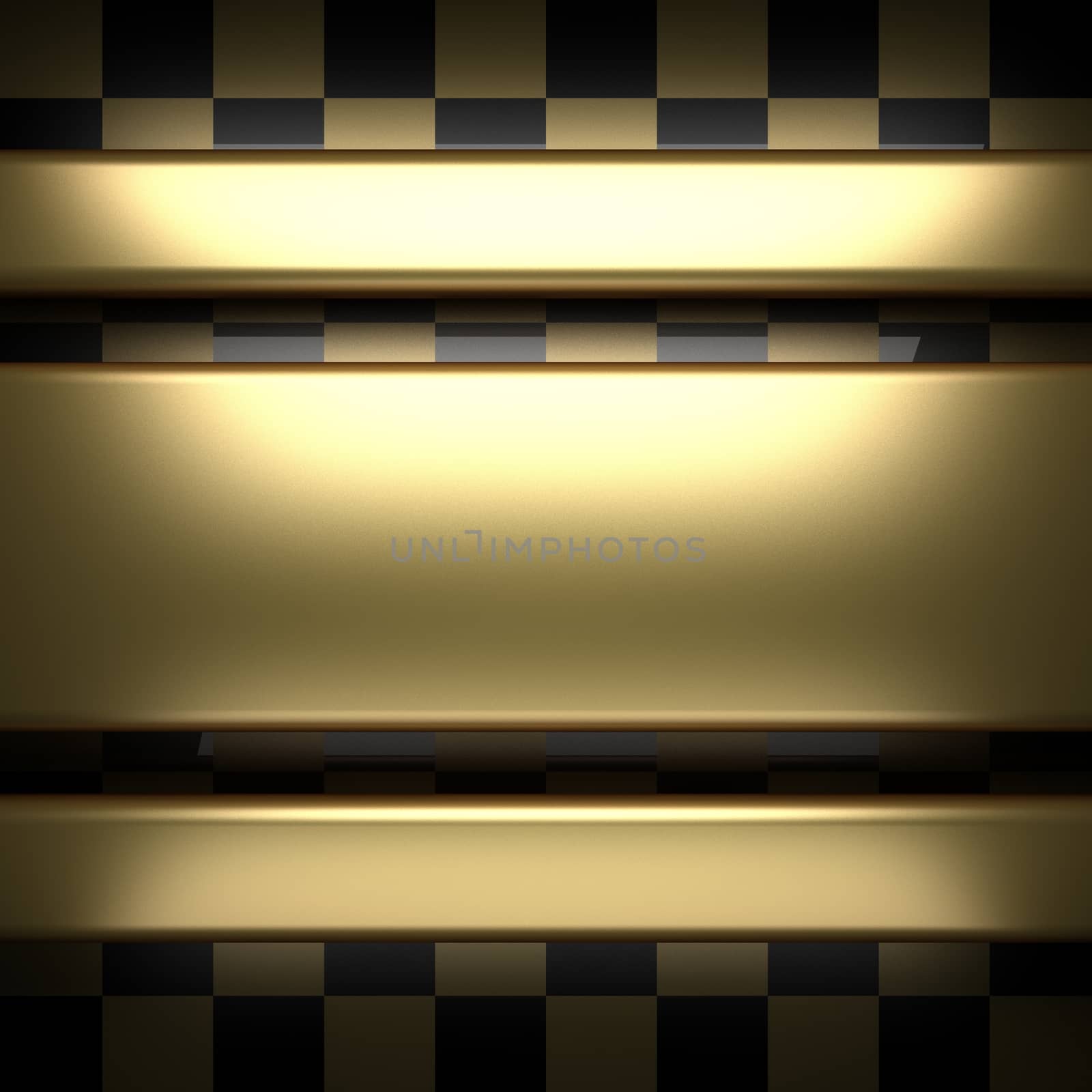 polished golden and black background