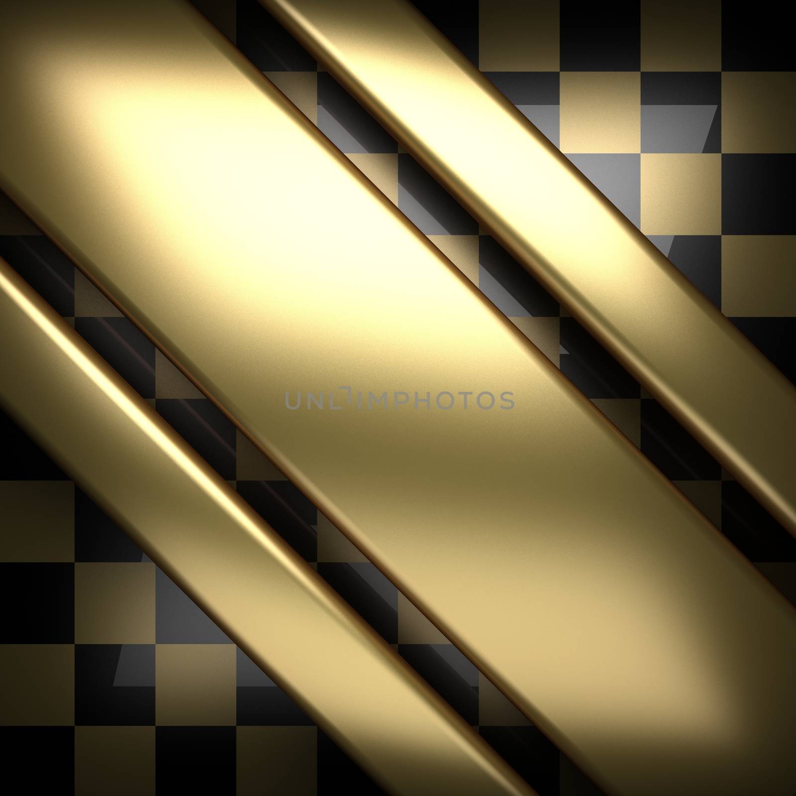 polished golden and black background by videodoctor