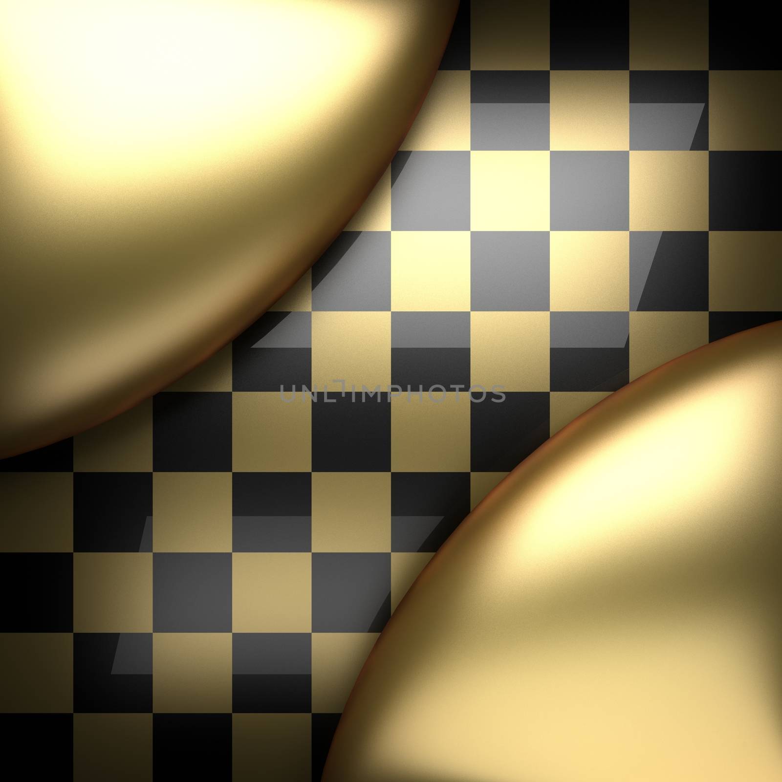 polished golden and black background by videodoctor