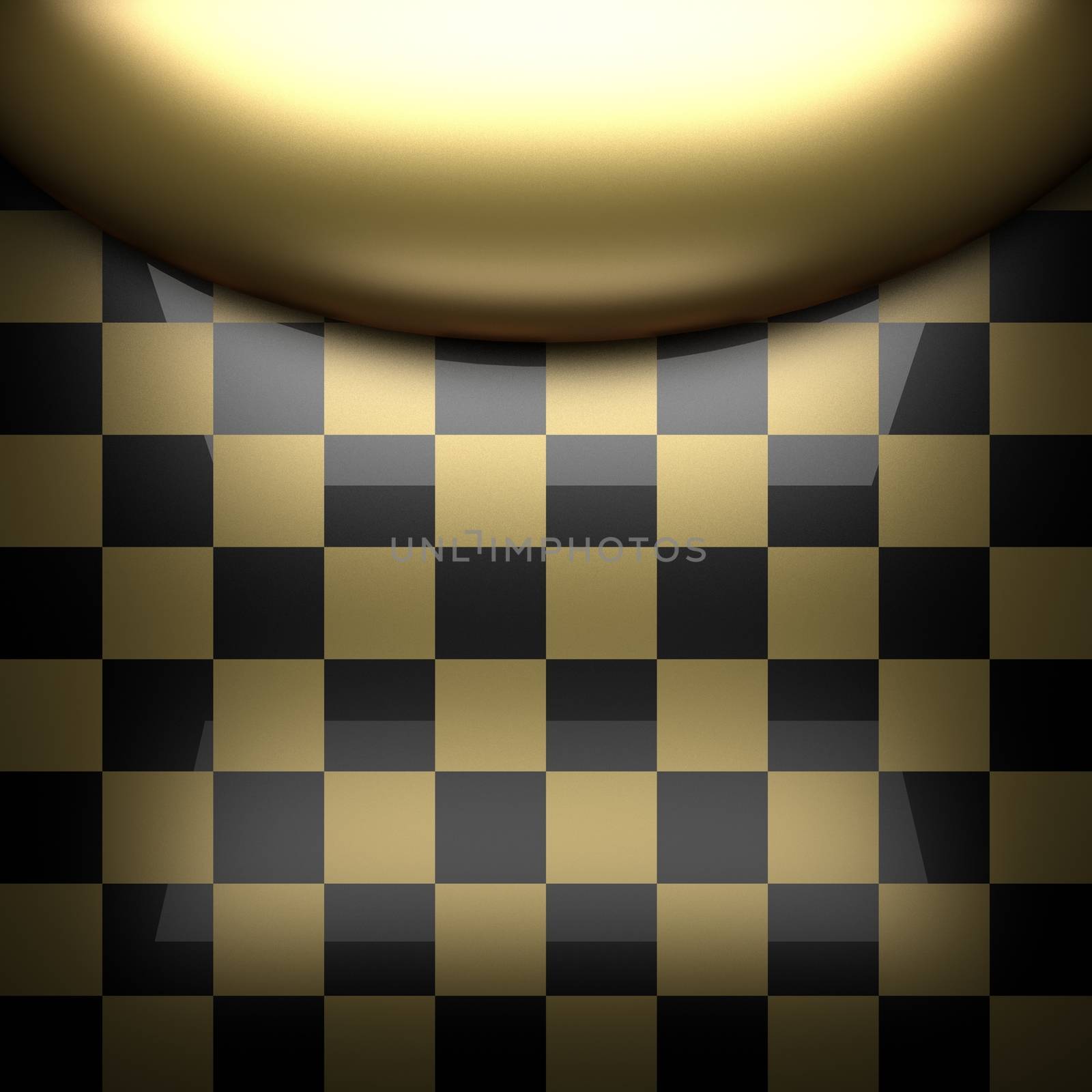 polished golden and black background