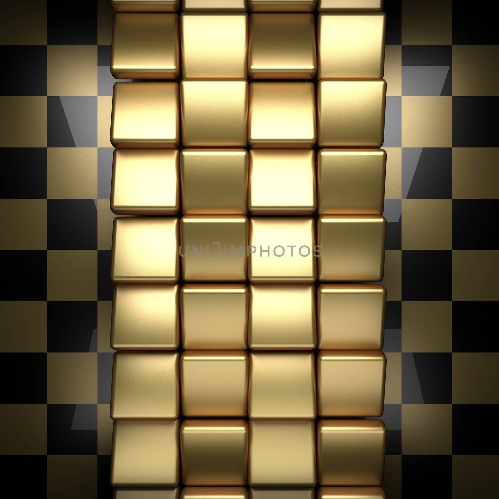 polished golden and black background by videodoctor