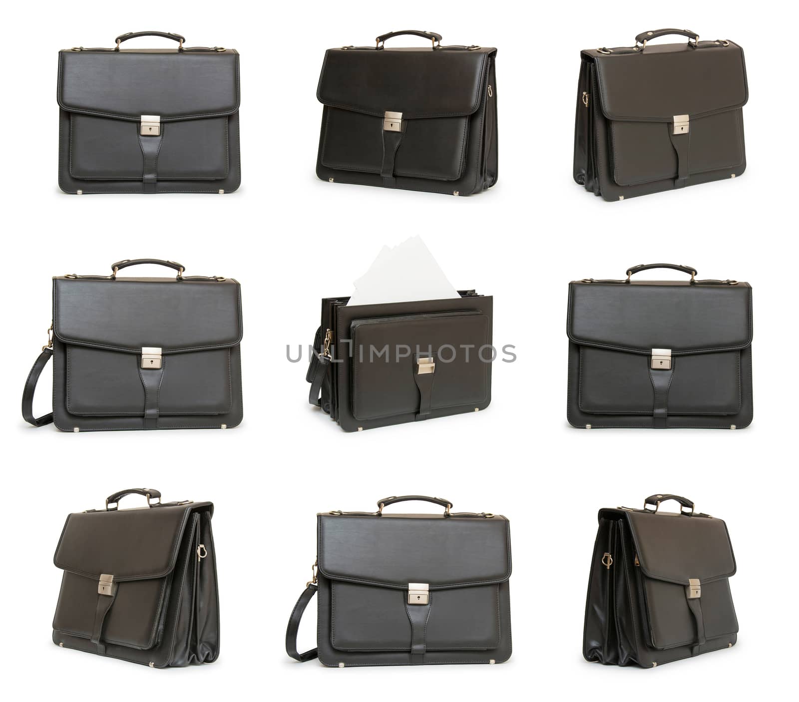 Briefcase isolated on the white background by cocoo