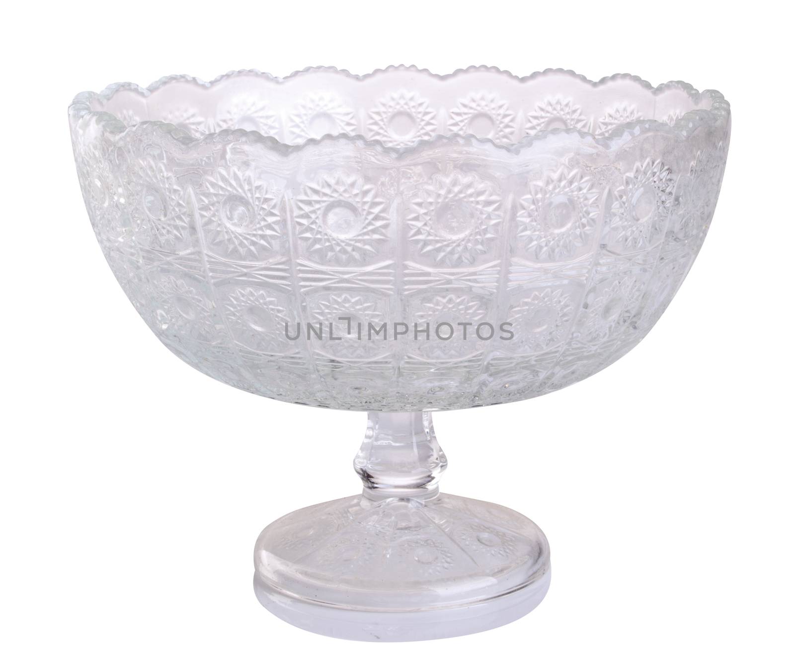 glass bowl. glass bowl on background. glass bowl on a background