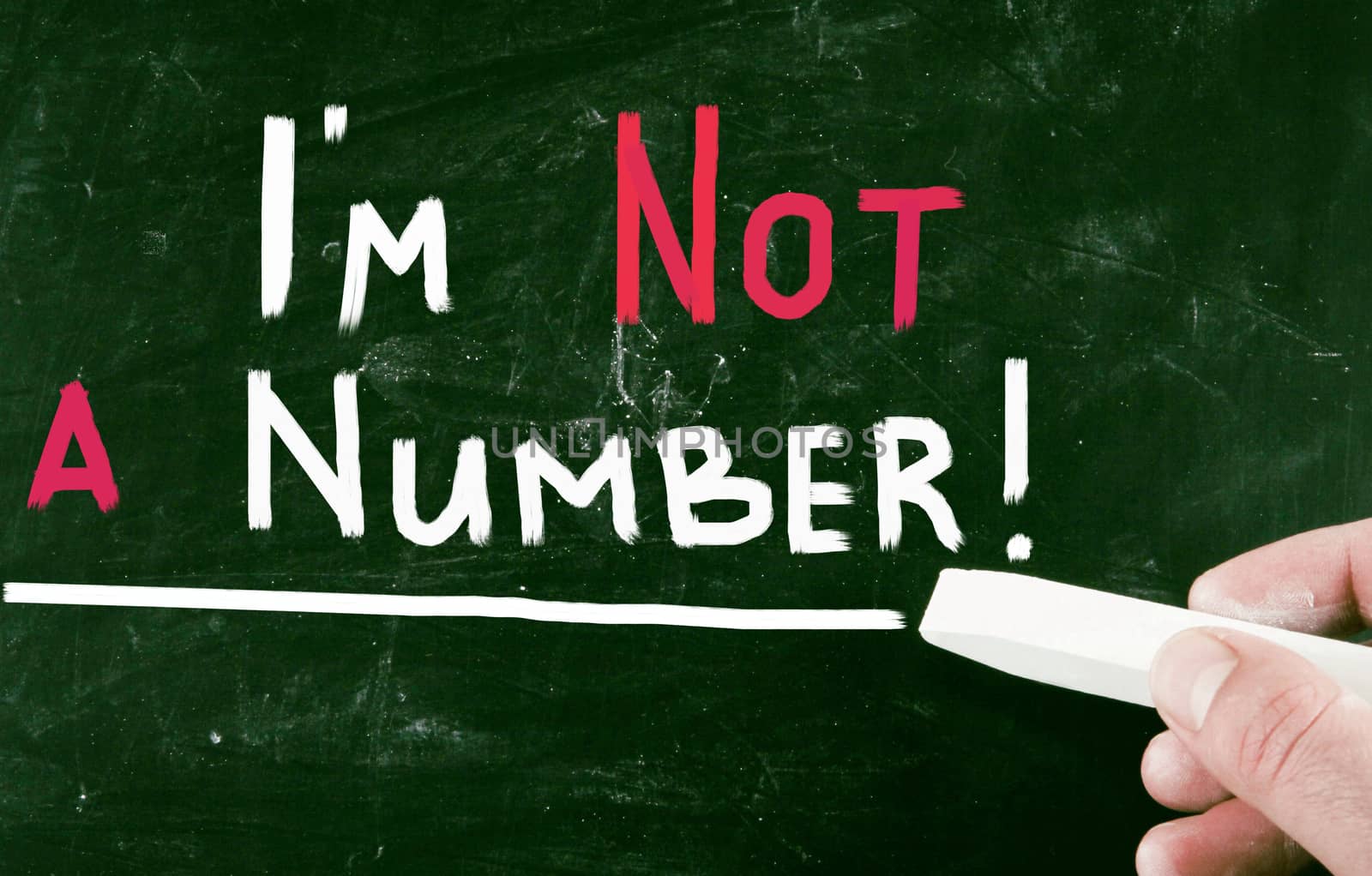 i am not a number!