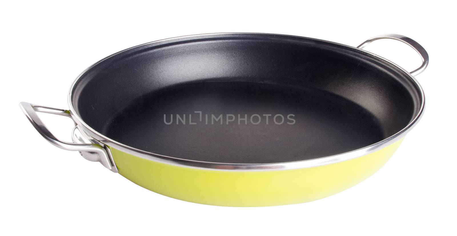 pan, metal pan on background.  metal pan on a background. by heinteh