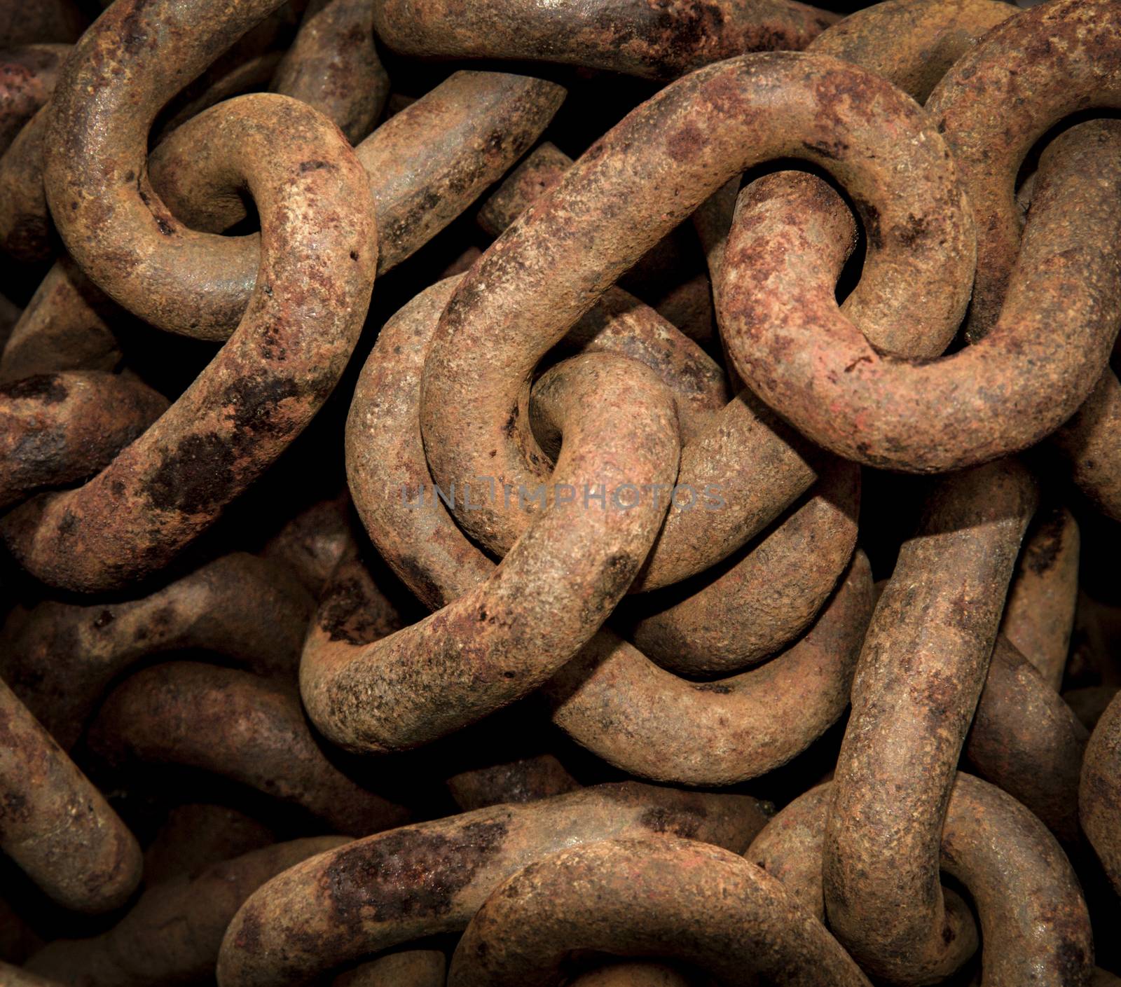 abstract background or texture metal rusty chains