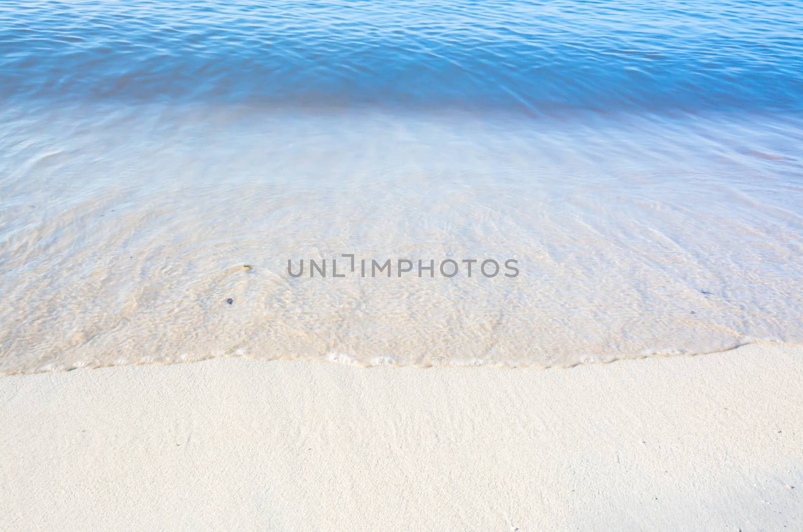 Morning waves closeup. Mallorca, Balearic islands, Spain in July.