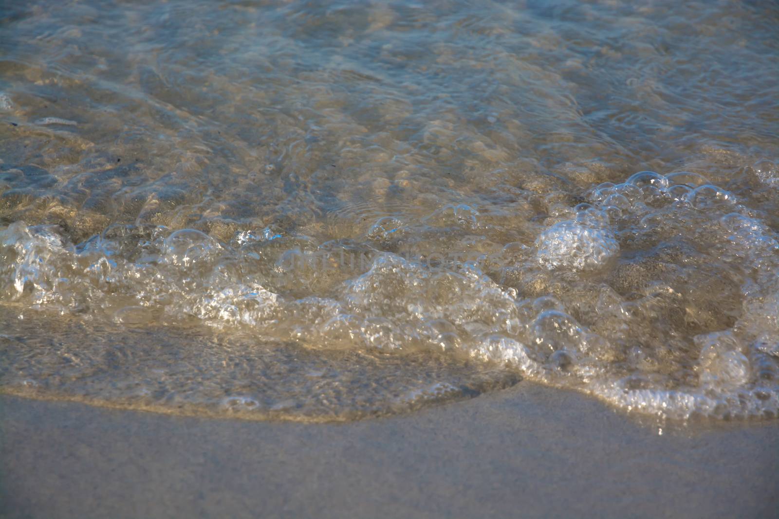 Beach rocks closeup. Mallorca, Balearic islands, Spain in July.