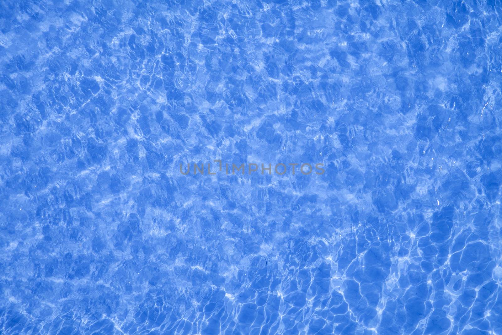 Blue Pool Water Texture From a High Balcony