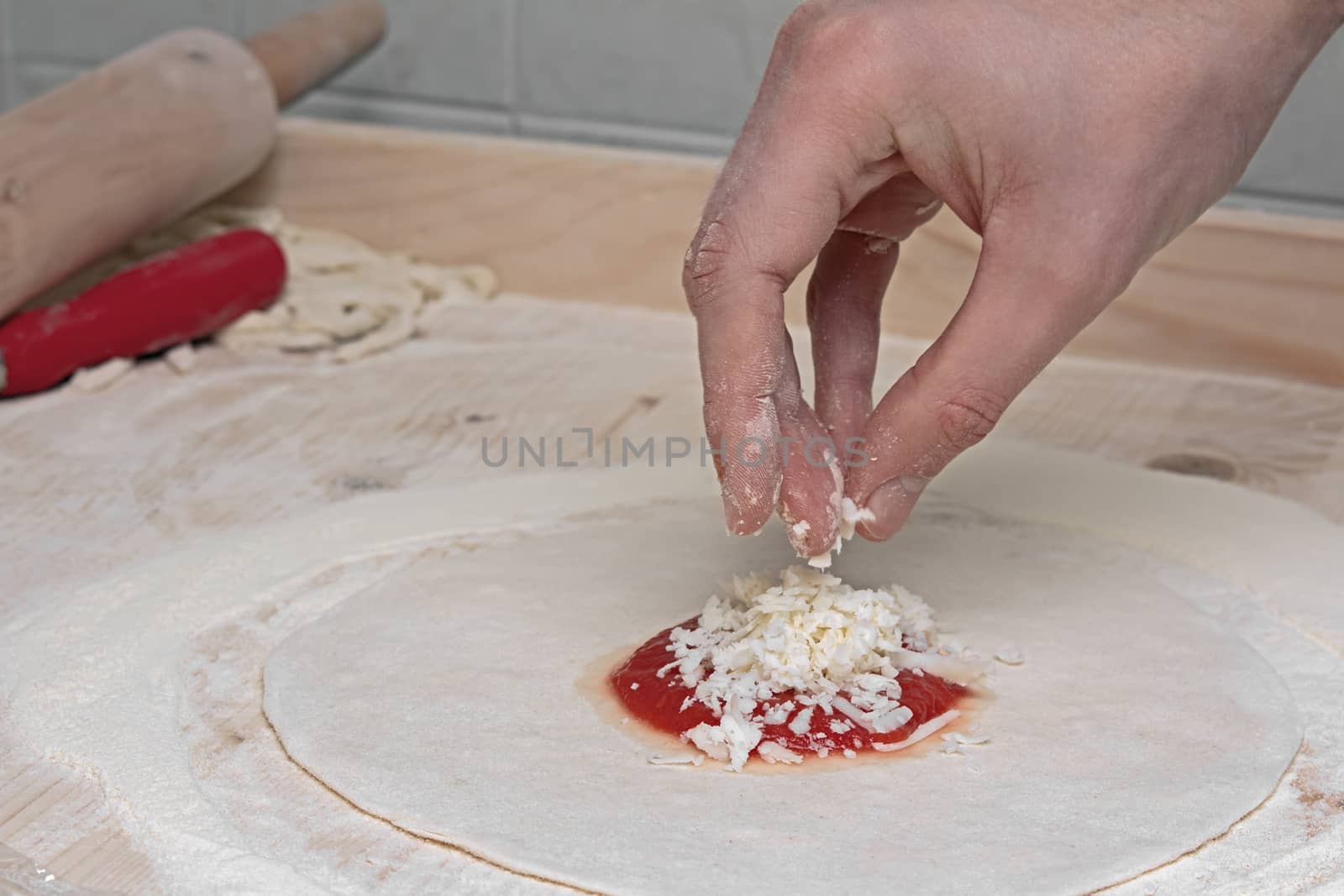 Particularly the preparation of pizza by EnzoArt