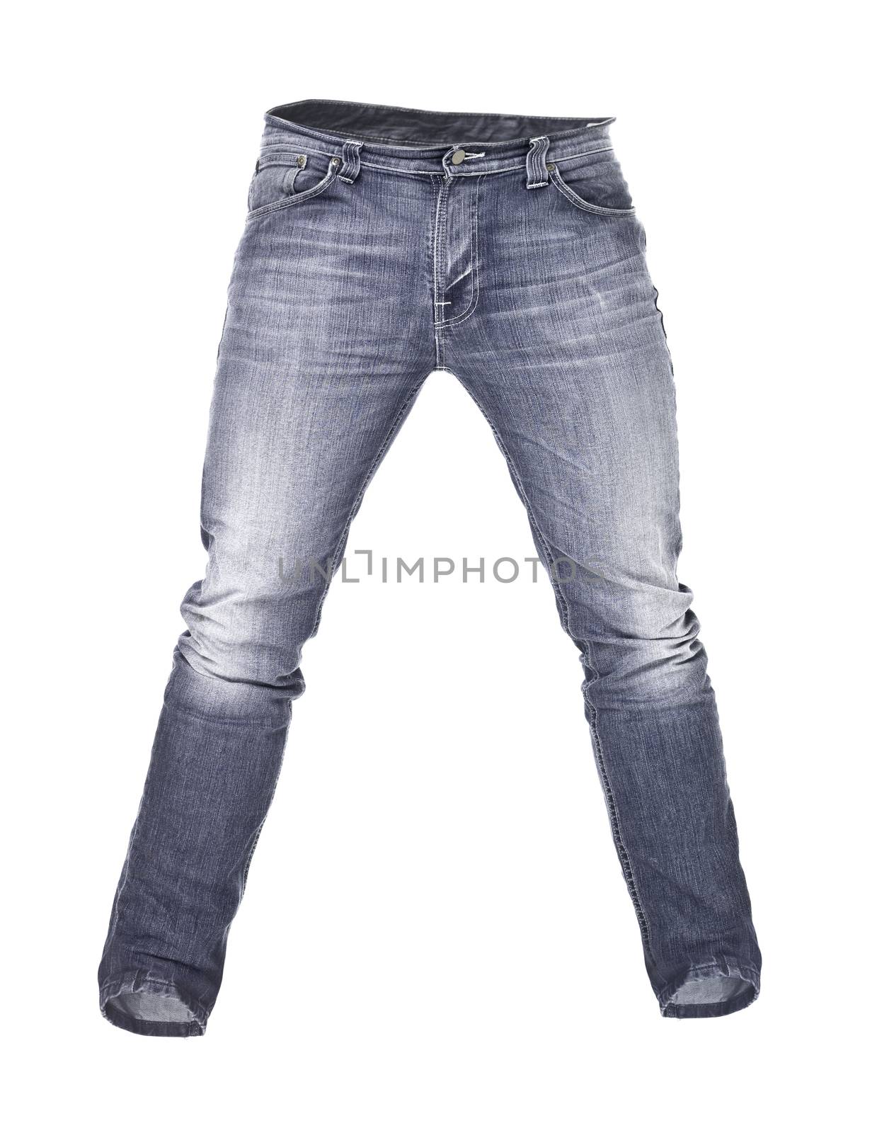 Worn blue jeans isolated by gemenacom