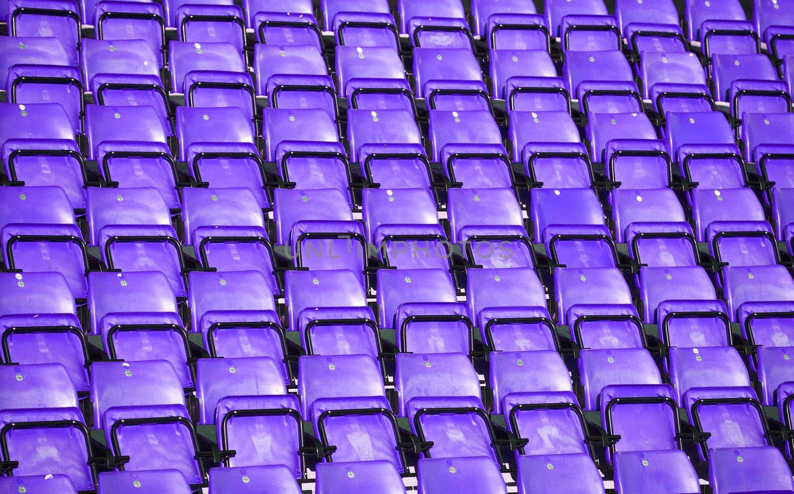 Spectators seats at a stadium by gemenacom
