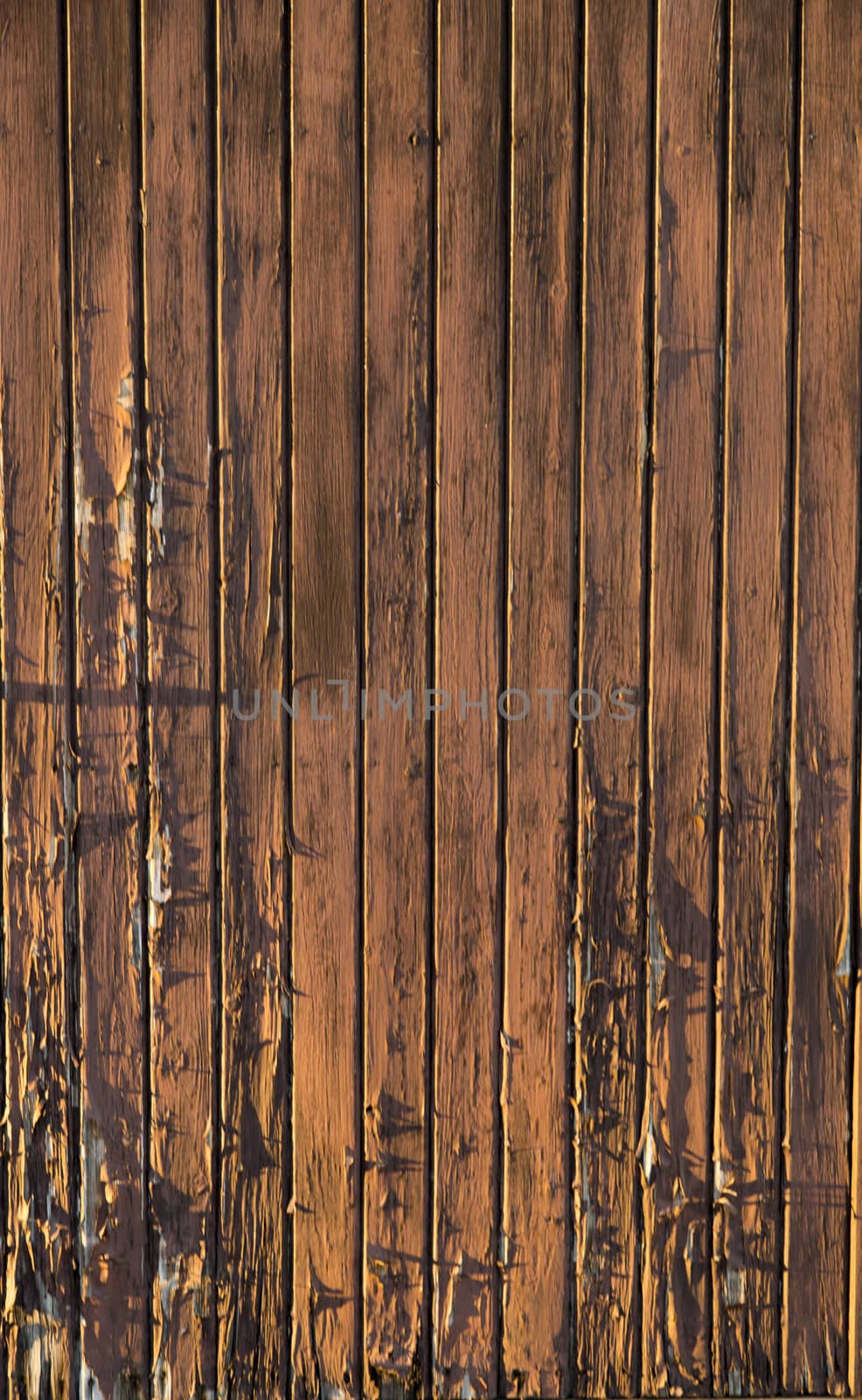 Rustic Wood Panels with Torn Paint
