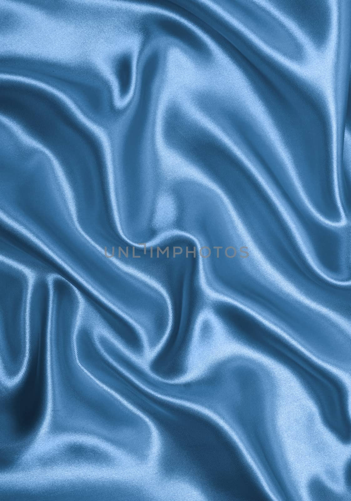 Smooth elegant blue silk as background  by oxanatravel