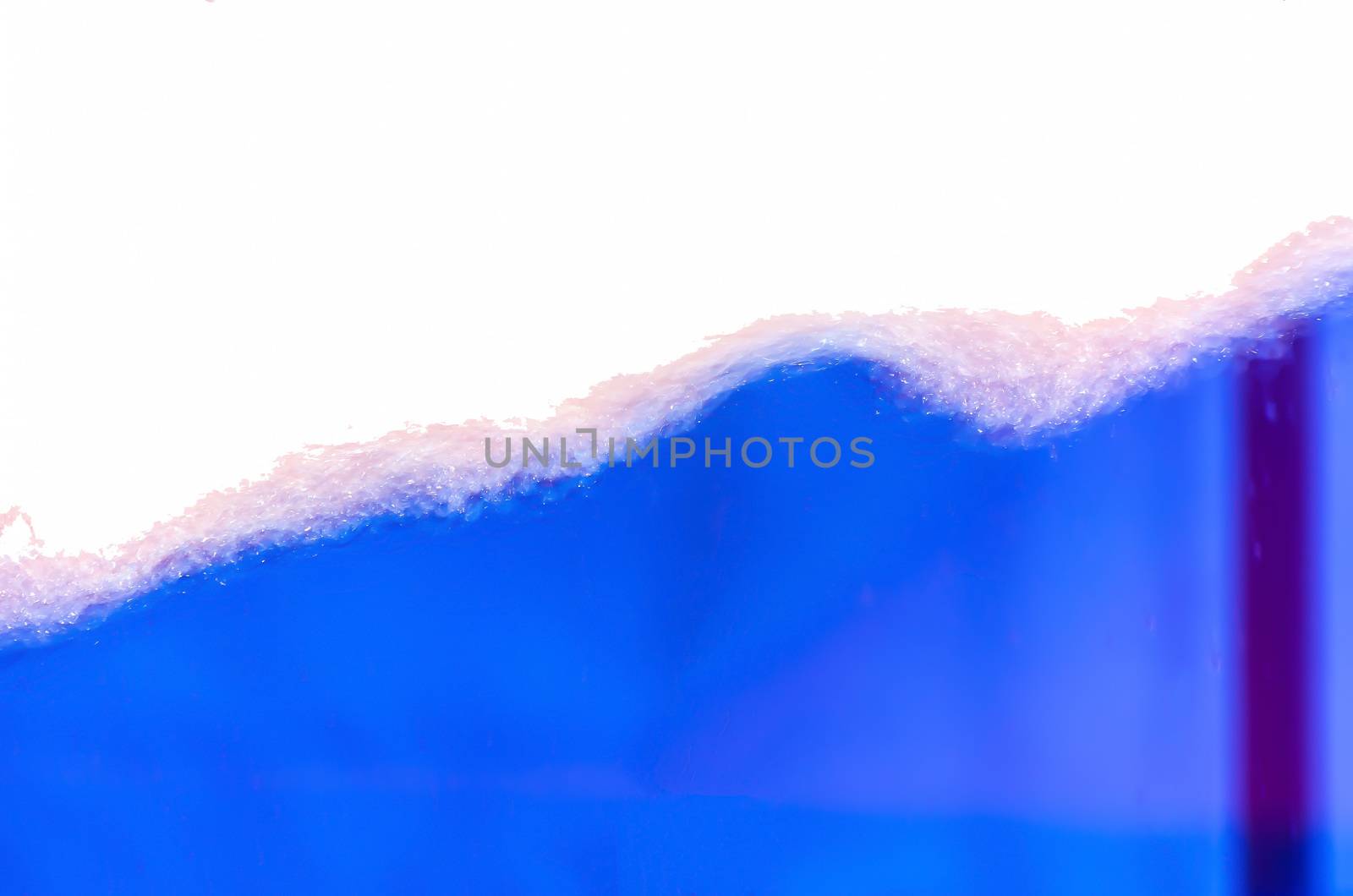 Close up of a blue liquid, water, background image.