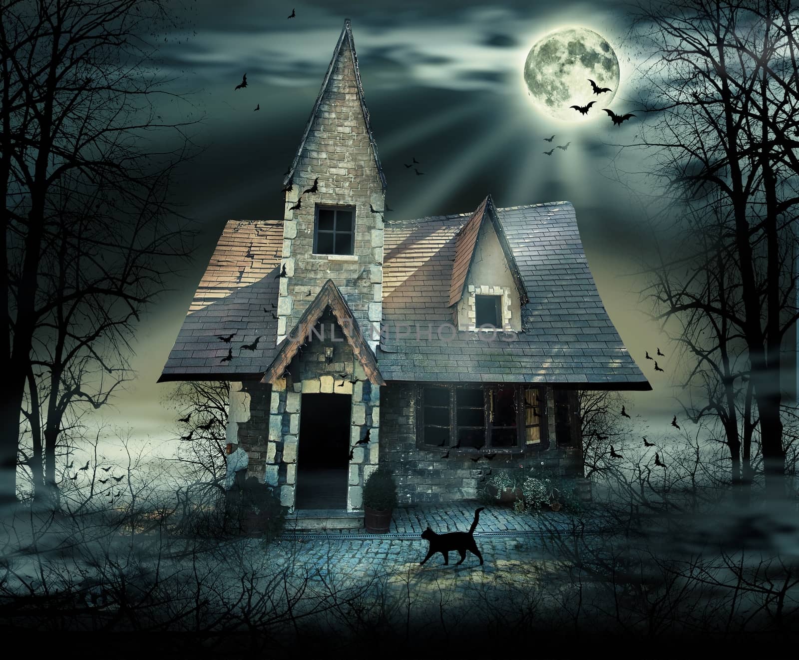 Haunted house by twindesigner