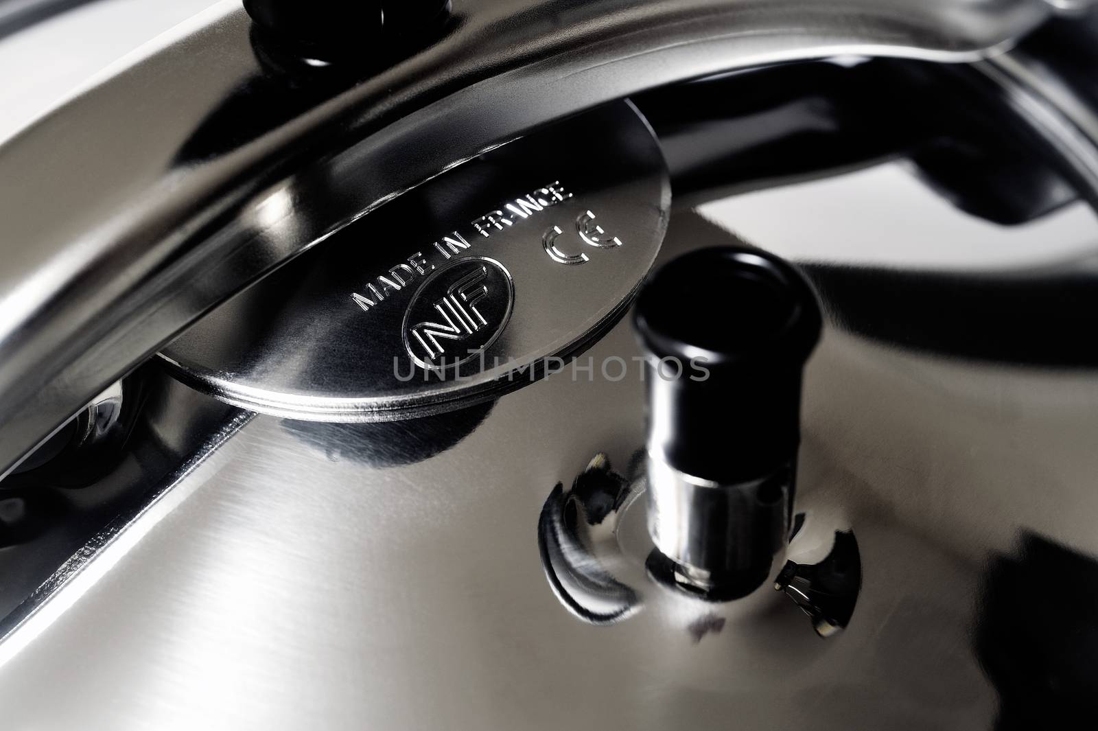 Pressure cooker stainless steel French-made for cooking food in steam