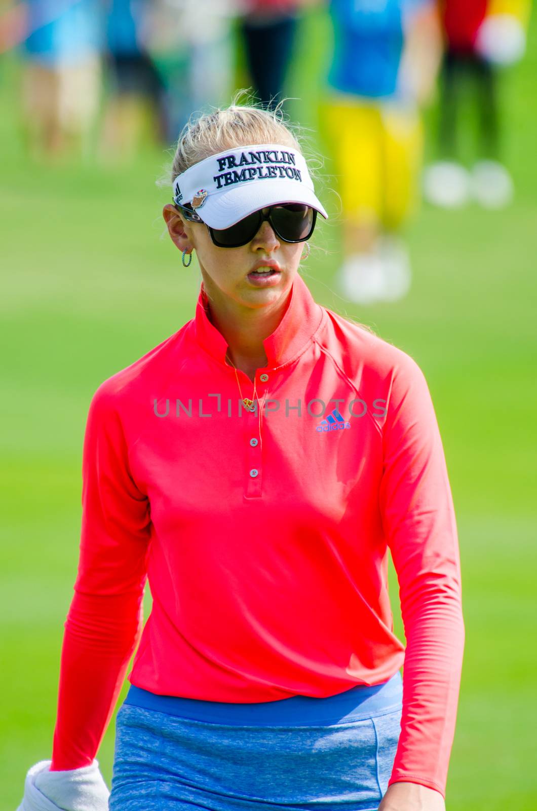 CHONBURI - FEBRUARY 28: Jessica Korda of USA in Honda LPGA Thailand 2015 at Siam Country Club, Pattaya Old Course on February 28, 2015 in Chonburi, Thailand.