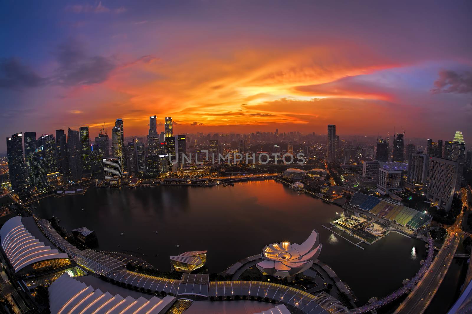 Singapore Skyline by kjorgen