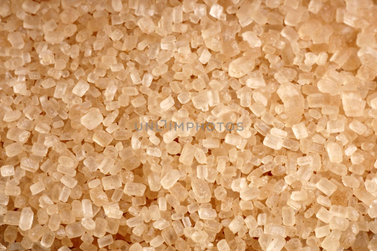 Macro shot of brown sugar crystals. Shallow DOF.