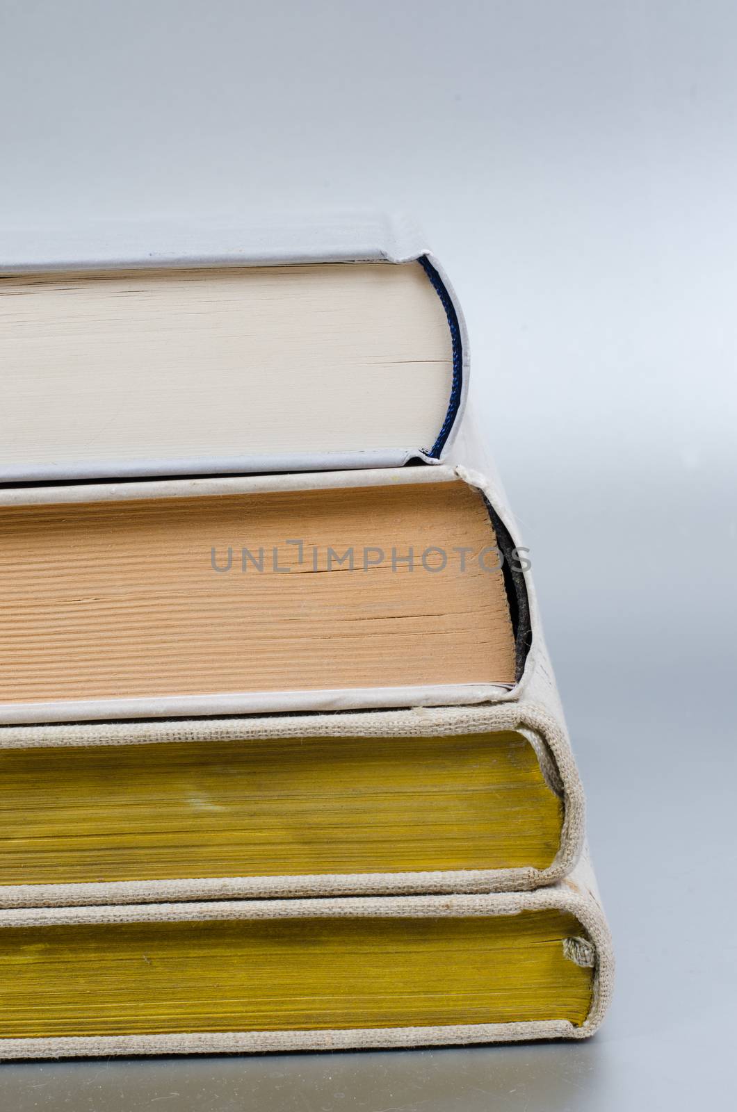 stack of books detail