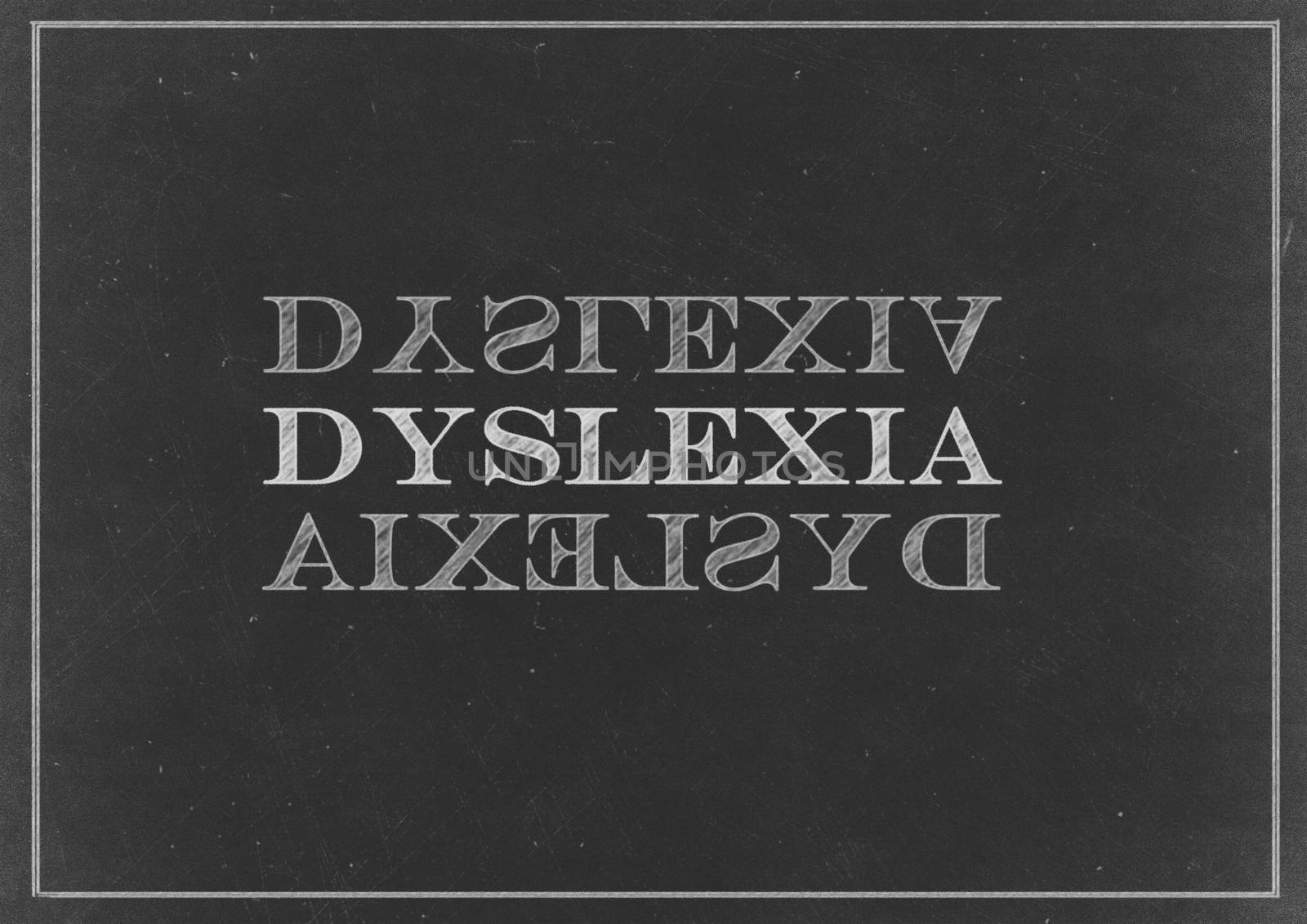Chalk drawing -  Dyslexia by urbanbuzz